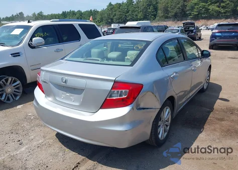 2012 Honda Civic Ex-L из США, поврежденный, VIN 19XFB2F92CE307770